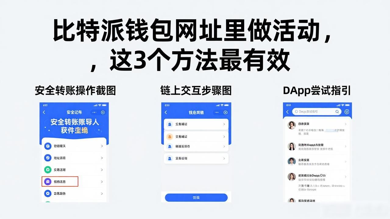 比特派钱包网址里做活动，这3个方法最有效