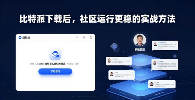 比特派下载后，社区运行更稳的实战方法