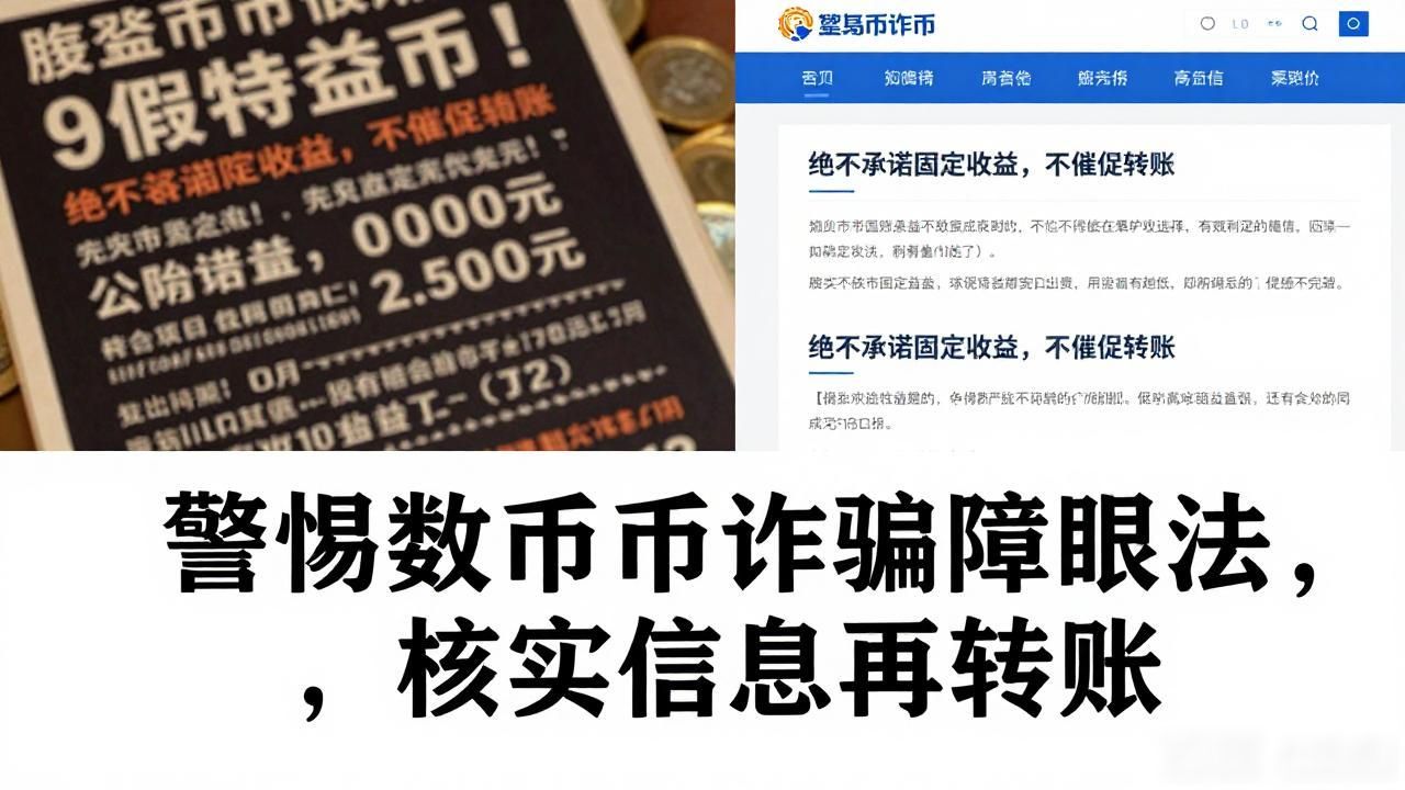 警惕这些图片！数字货币诈骗的“障眼法”你见过几个？