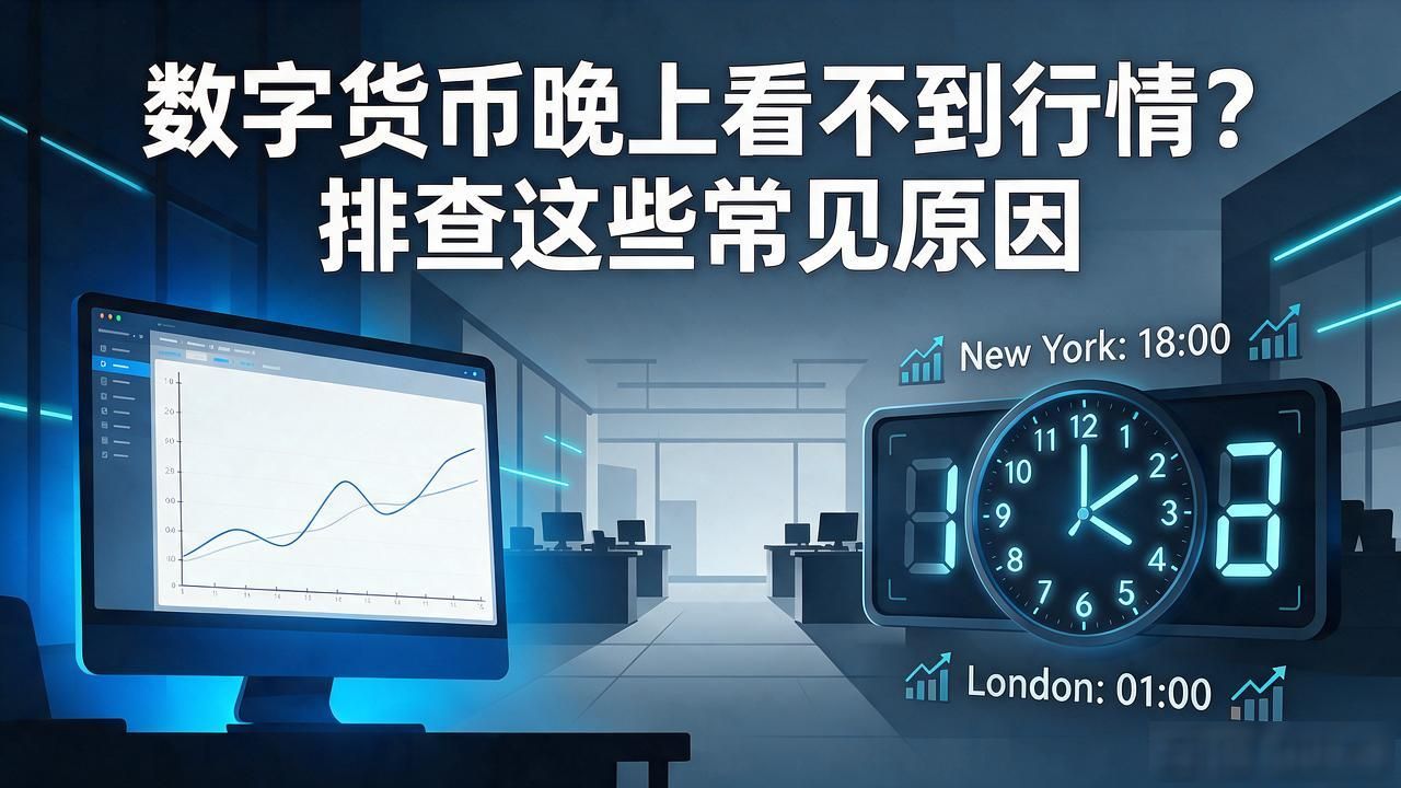 数字货币晚上看不到行情？排查这些常见原因