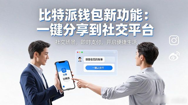 比特派钱包新功能：一键分享到社交平台