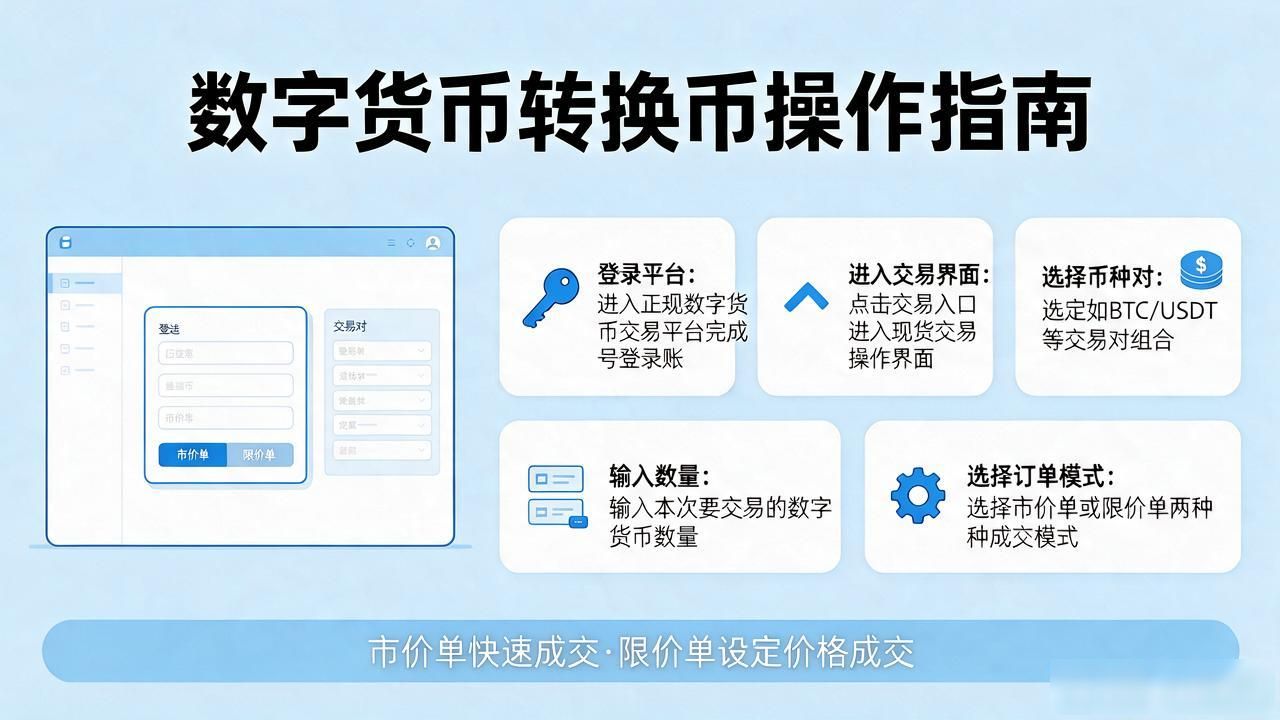 数字货币转换币怎么操作？新手快速上手指南