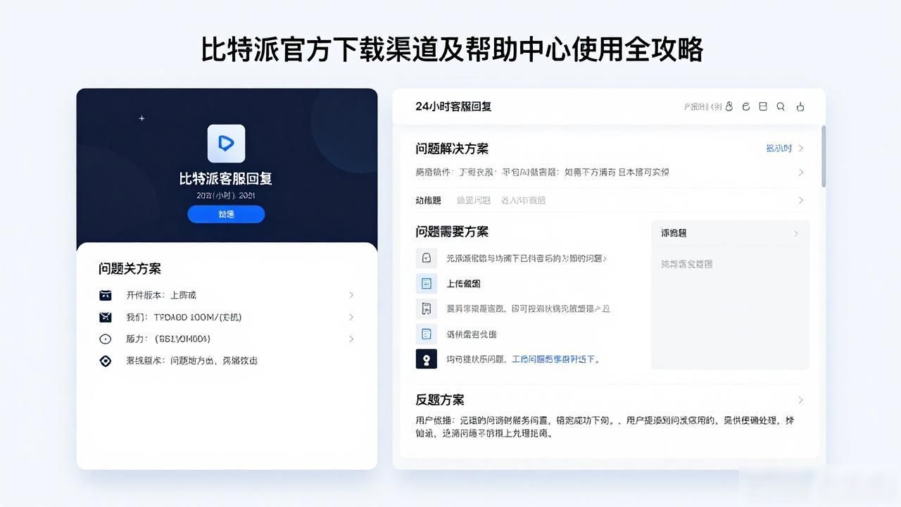 比特派官方下载渠道及帮助中心使用全攻略