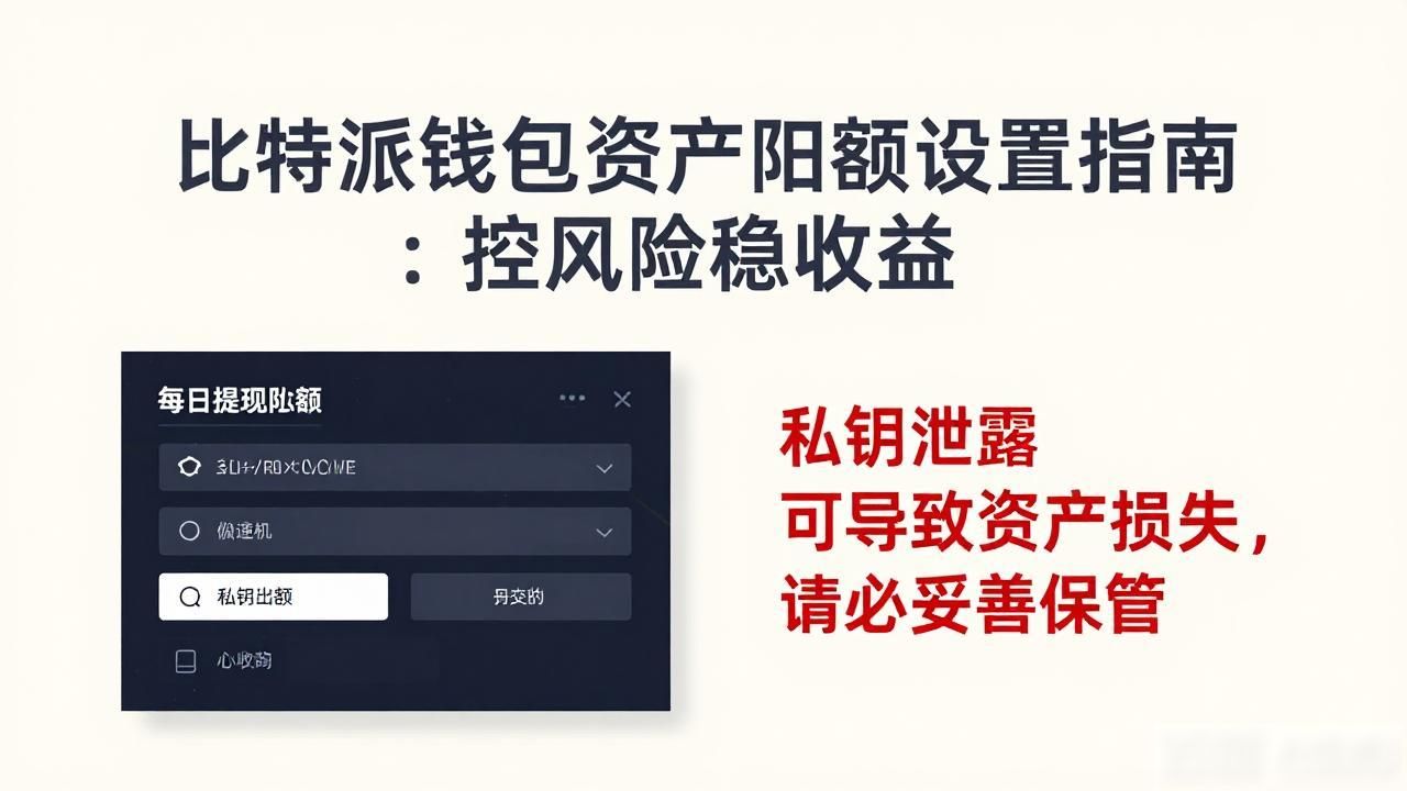 比特派钱包资产限额设置指南：控风险稳收益