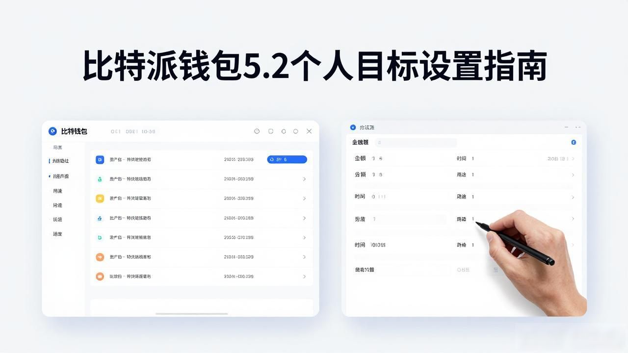 比特派钱包5.2个人目标设置指南