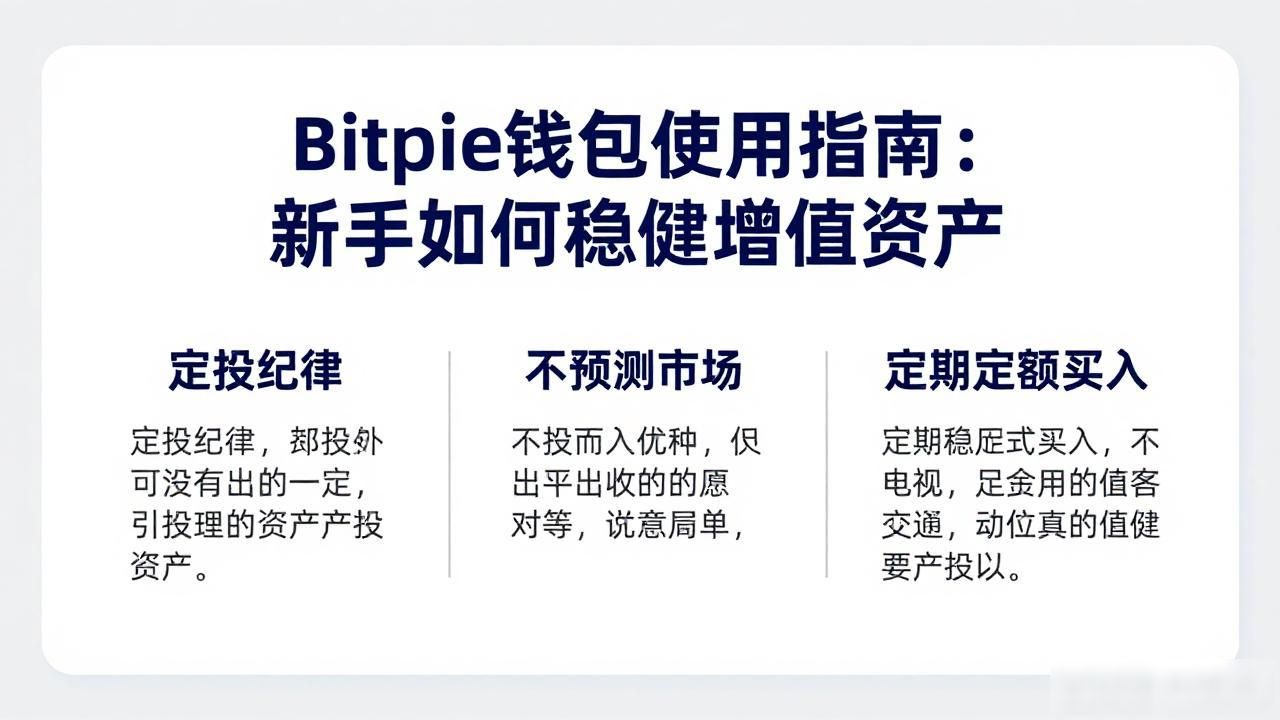 Bitpie钱包使用指南：新手如何稳健增值资产