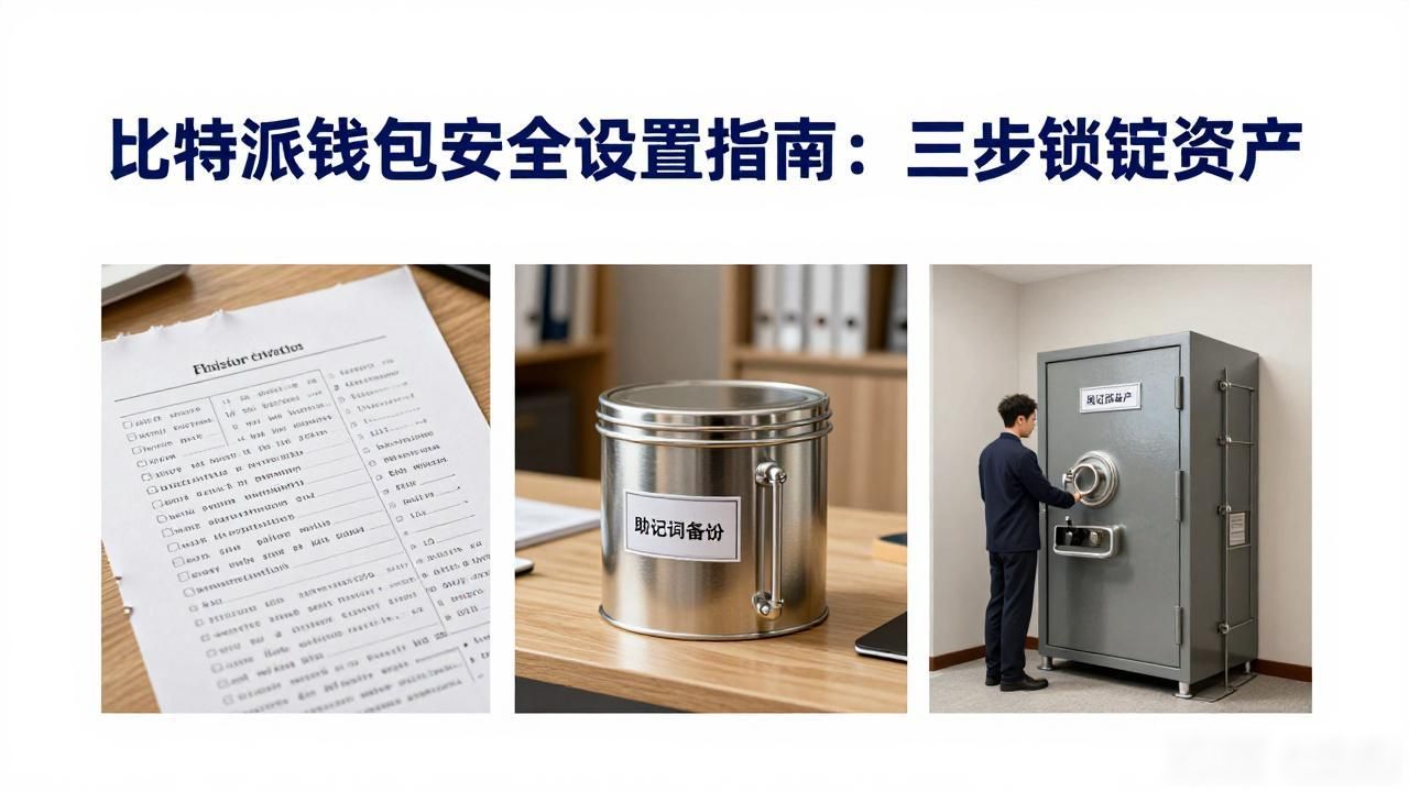 比特派钱包安全设置指南：三步锁定资产