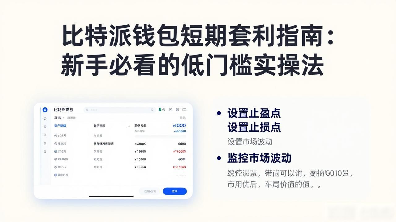 比特派钱包短期套利指南：新手必看的低门槛实操法