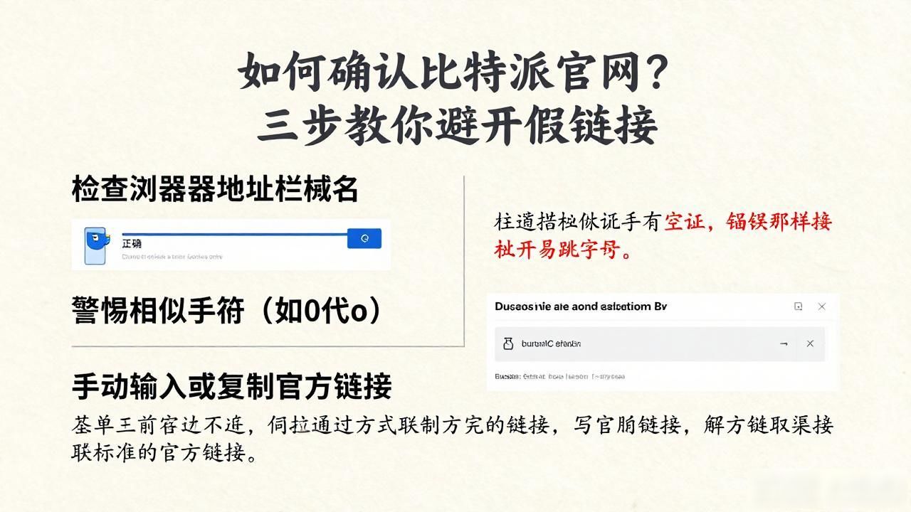如何确认比特派官网？三步教你避开假链接