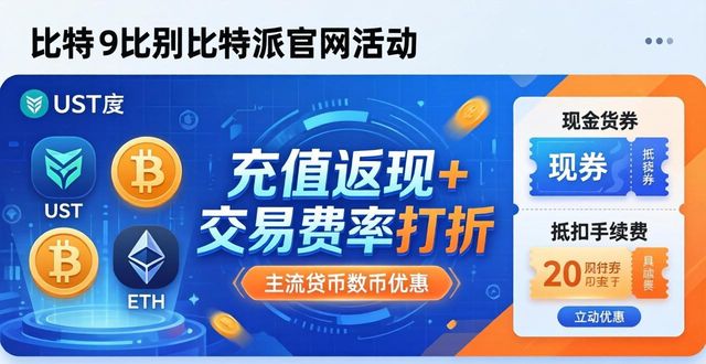 比特派官网最新活动：充值返现+交易费率打折
