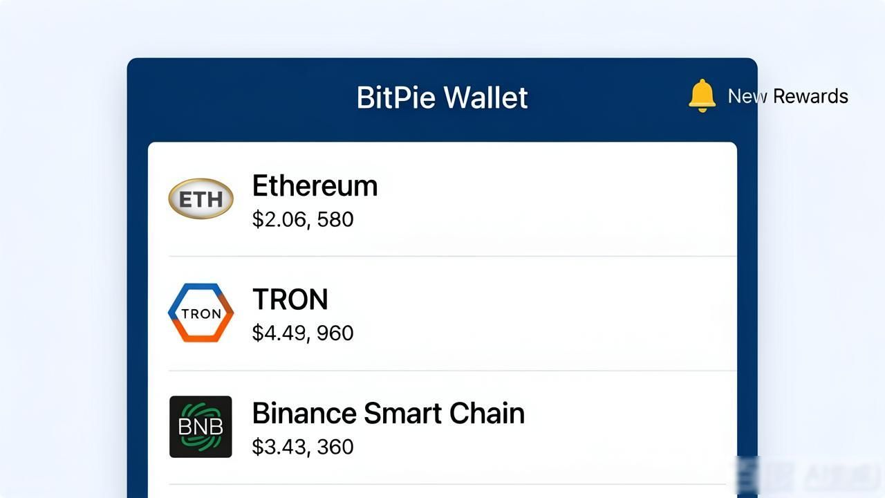 下载新版比特派钱包后，三步查到所有资产