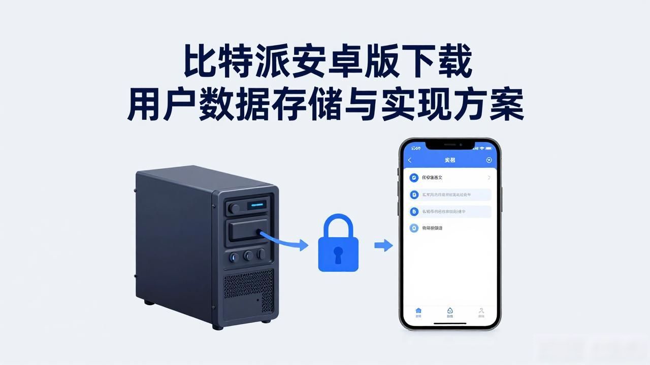比特派安卓版下载 用户数据存储与实现方案