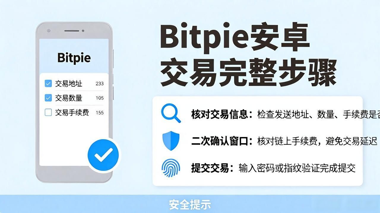 Bitpie钱包安卓版交易完整步骤