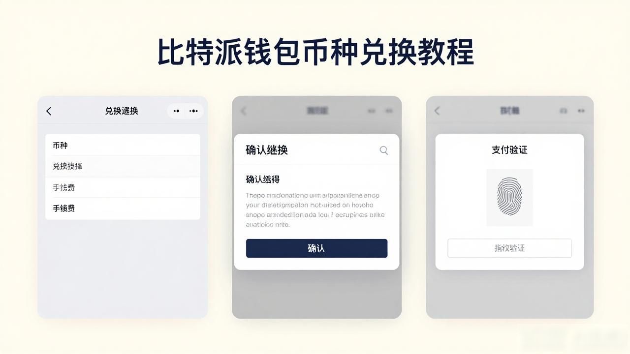 比特派钱包币种兑换教程