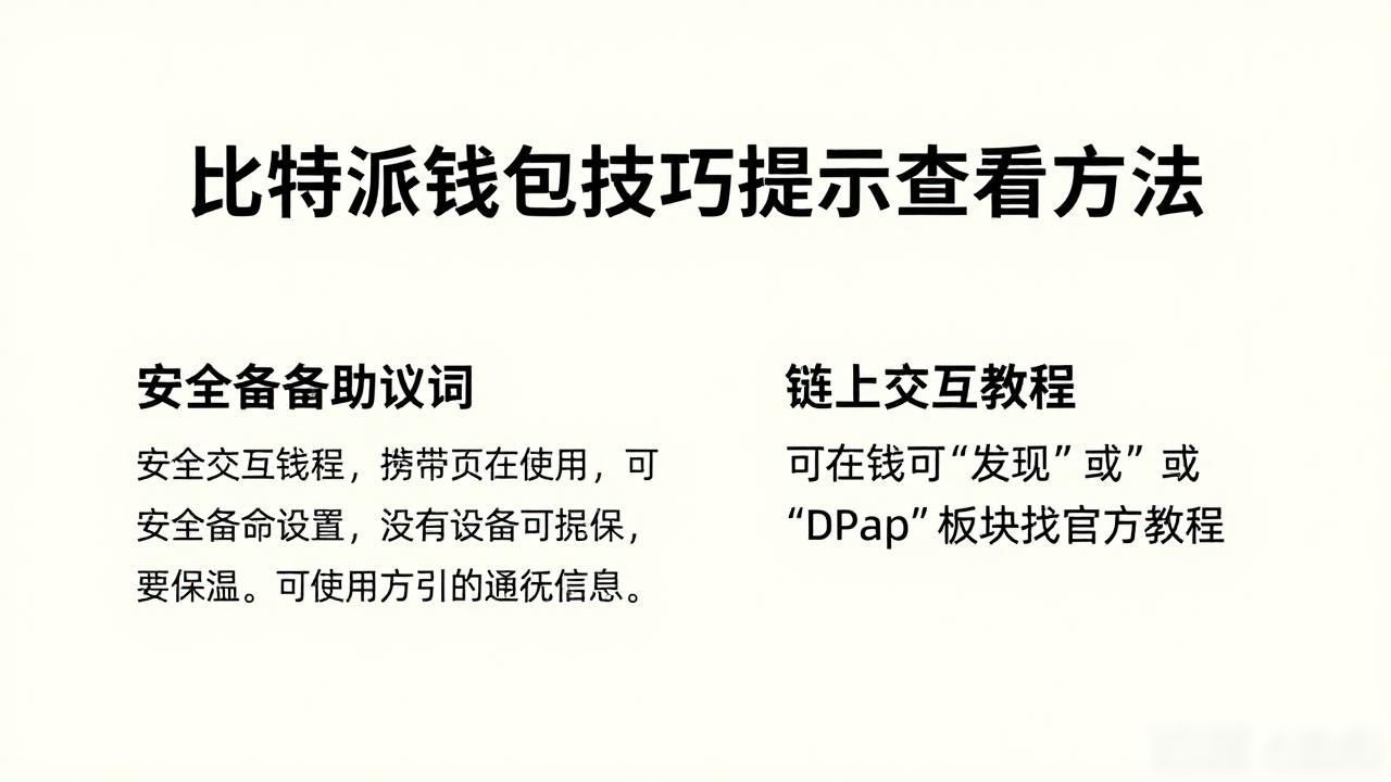 比特派钱包官方APP使用技巧_如何在比特派钱包下载官方app中查看技巧提示?_比特派钱包教程中心